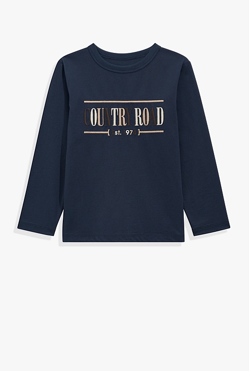 Australian Cotton Long Sleeve Heritage T-Shirt