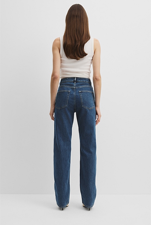 High Rise Straight Jean