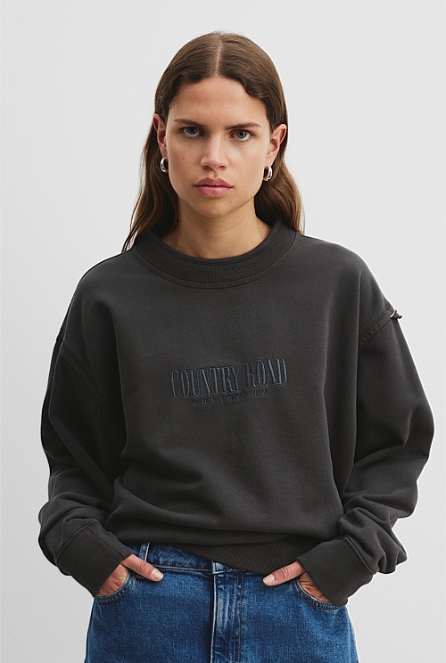 Australian Good Earth Cotton 90s Reissue Unisex Sweat