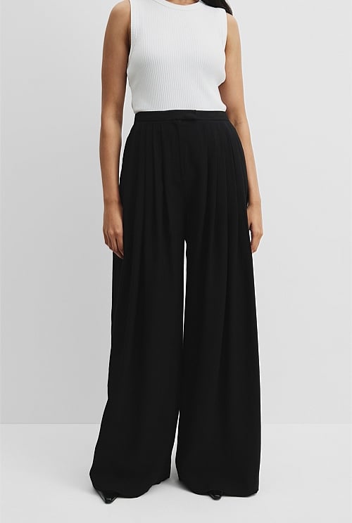 Palazzo Pleat Pant