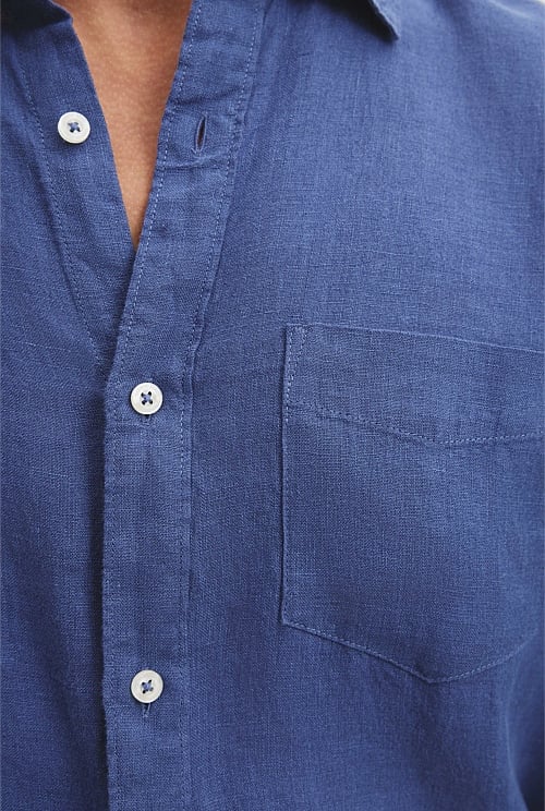 Regular Fit Organically Grown Linen Shirt