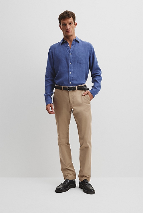 Regular Fit Organically Grown Linen Shirt