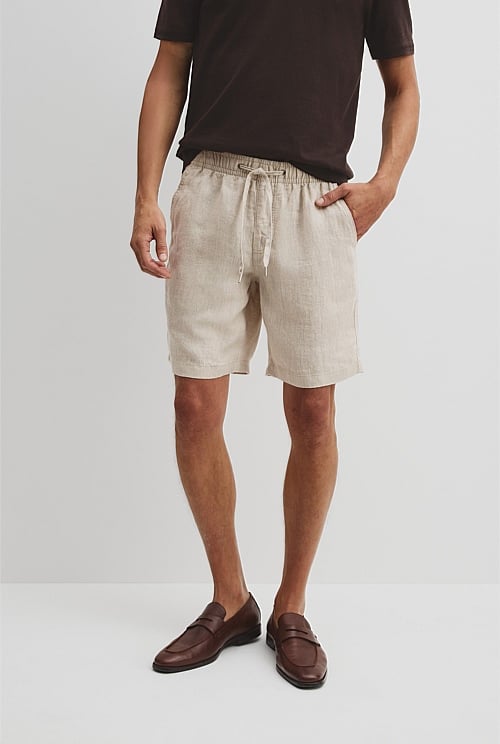 Organically Linen Drawcord Short