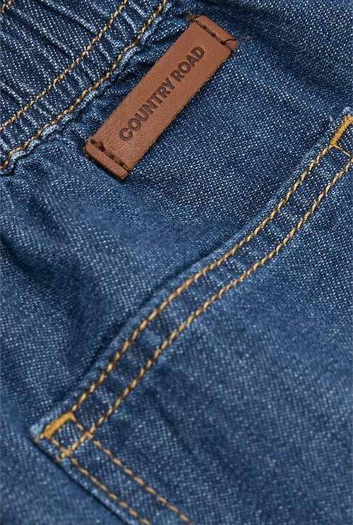 Organically Grown Cotton Pocket Denim Short