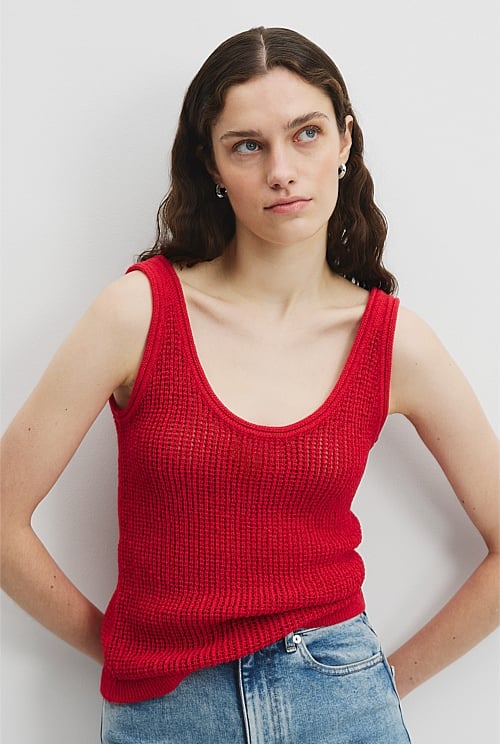 Textured Knit Tank