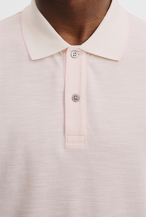 Australian Cotton Micro Textured Polo