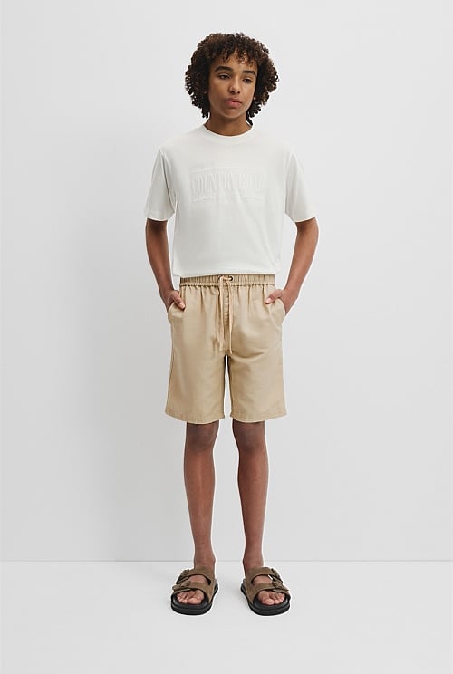 Teen Cotton Linen Short