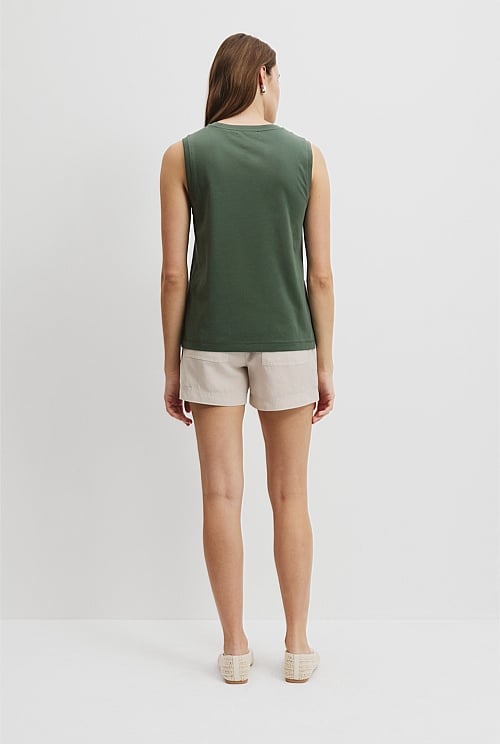 Australian Cotton Relaxed Tank