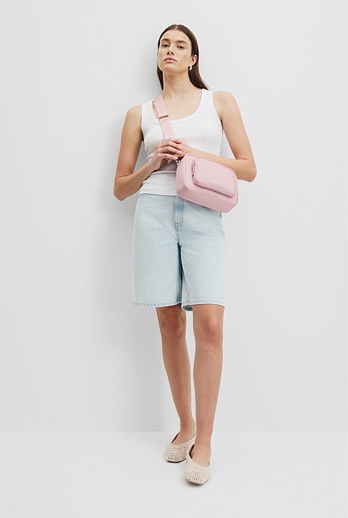 Recycled Polyester Soft Crossbody Bag