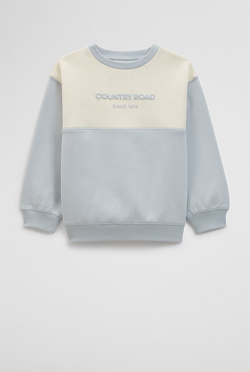 Australian Cotton Splice Logo Sweat