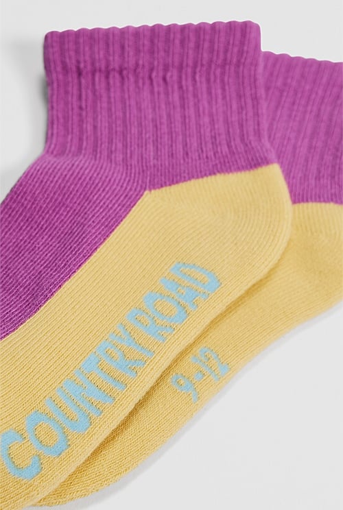 Quarter Crew Sock Pack of 3