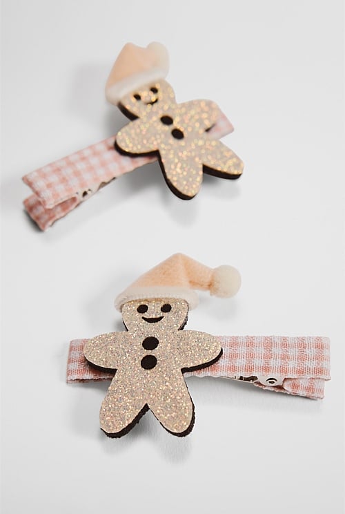 Gingerbread Clip Pack of 2