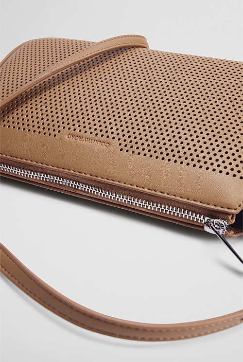 Perforated Crossbody Bag