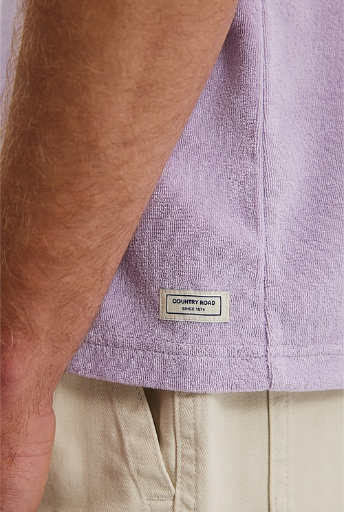 Australian Cotton Blend Terry Polo