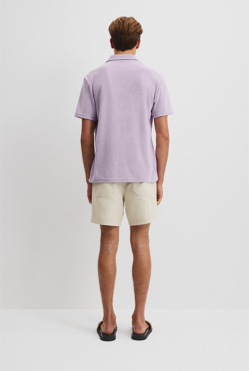 Australian Cotton Blend Terry Polo