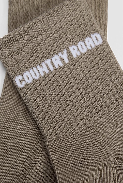 Australian Cotton Blend CR Sport Quarter Crew Sock