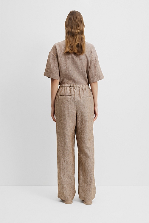 Organically Grown Linen Pull-On Pant