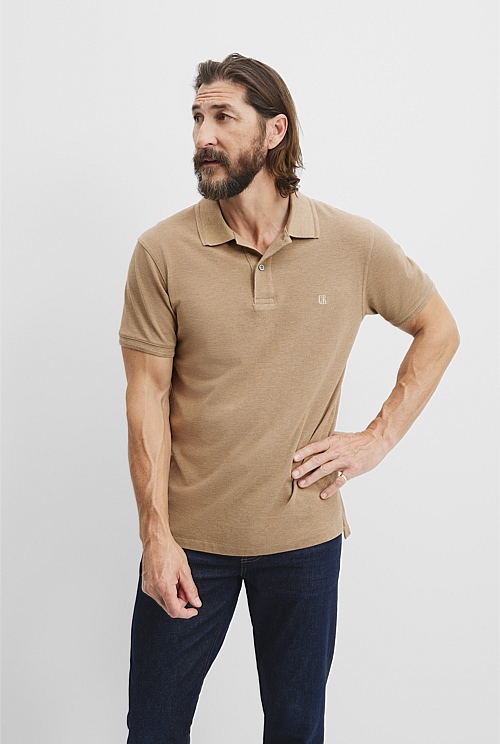 Verified Australian Cotton Pique Polo