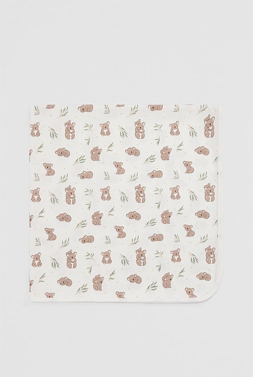 Organically Grown Cotton Koala Blanket