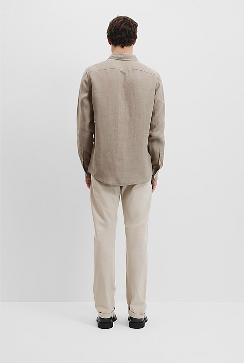 Regular Fit Organically Grown Linen Shirt