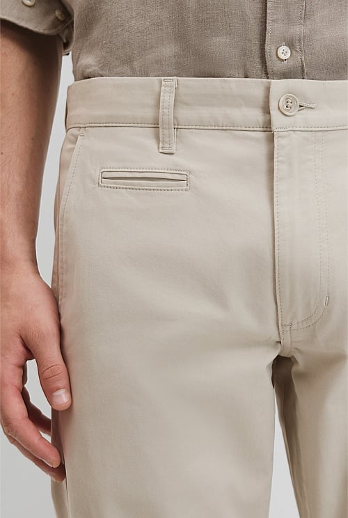 Verified Australian Cotton Standard Fit Stretch Chino