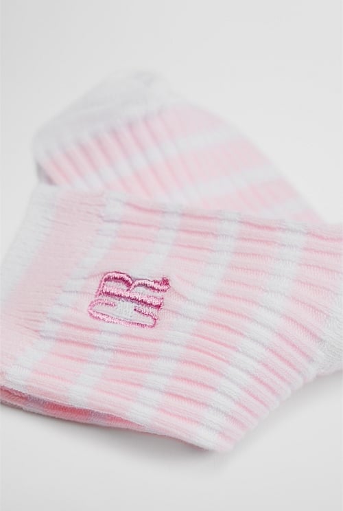 Rib Quarter Crew Sock