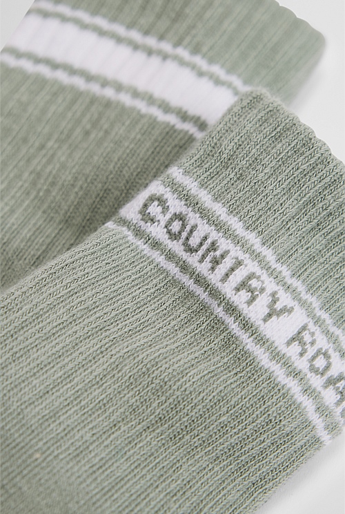 Organically Grown Cotton Blend CR Sport Crew Sock