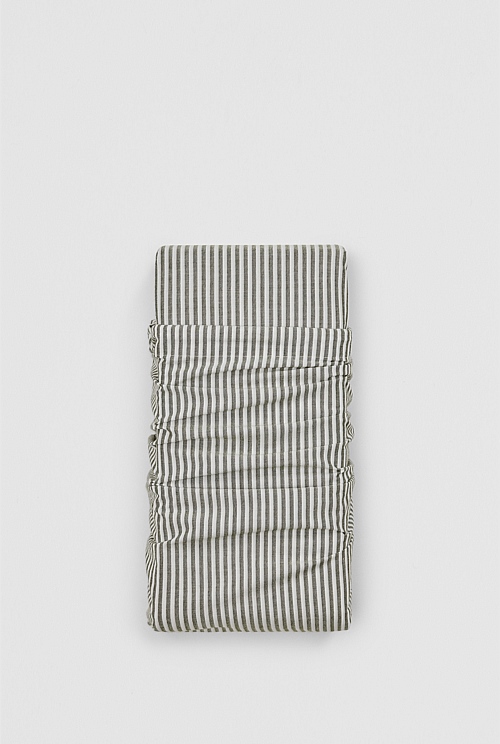 Brae Australian Cotton Stripe King Fitted Sheet