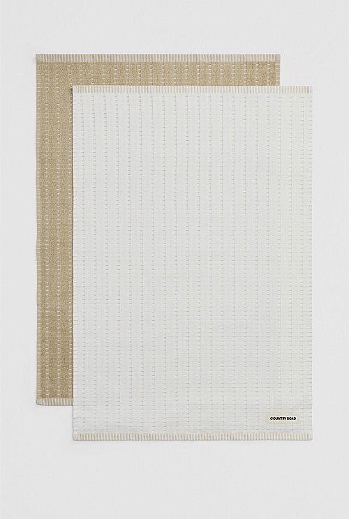 Mira  Australian Cotton Tea Towel Pack of 2