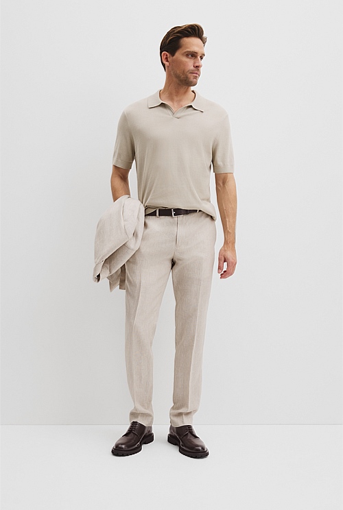 Australian Cotton Blend Silk Trophy Polo