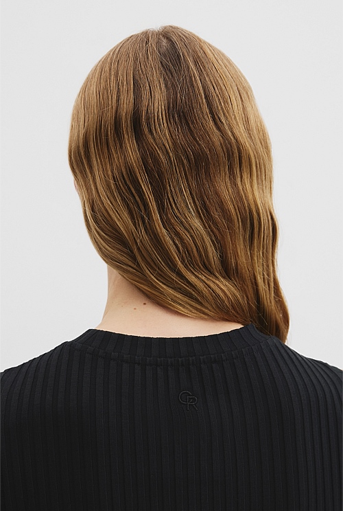 High Neck Rib Tank