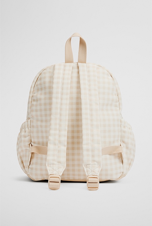Gingham Backpack