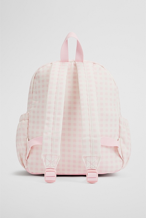 Gingham Backpack