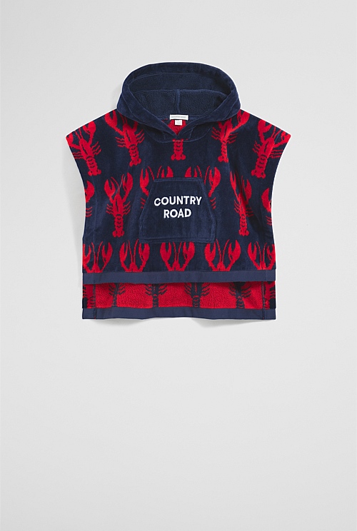 Australian Cotton Lobster Poncho