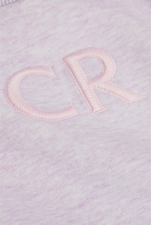 Oversized Australian Cotton CR Logo Sweat
