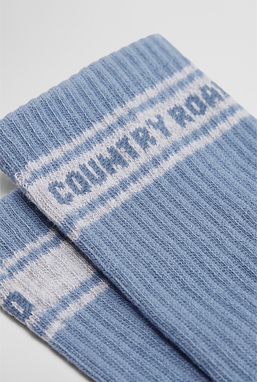 Organically Grown Cotton Blend CR Sport Crew Sock