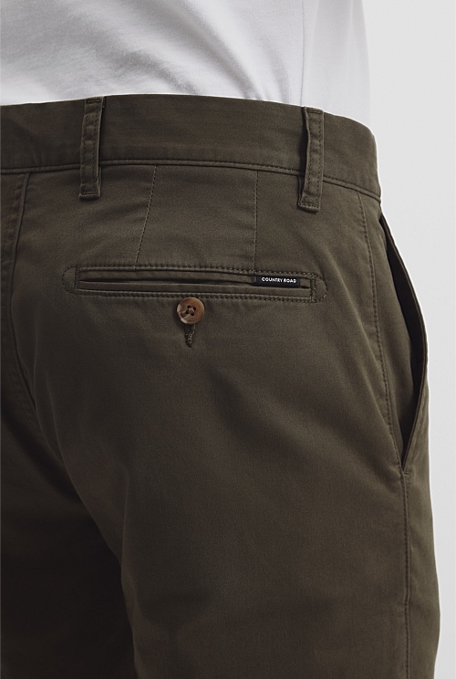 Australian Cotton Slim Fit Stretch Chino