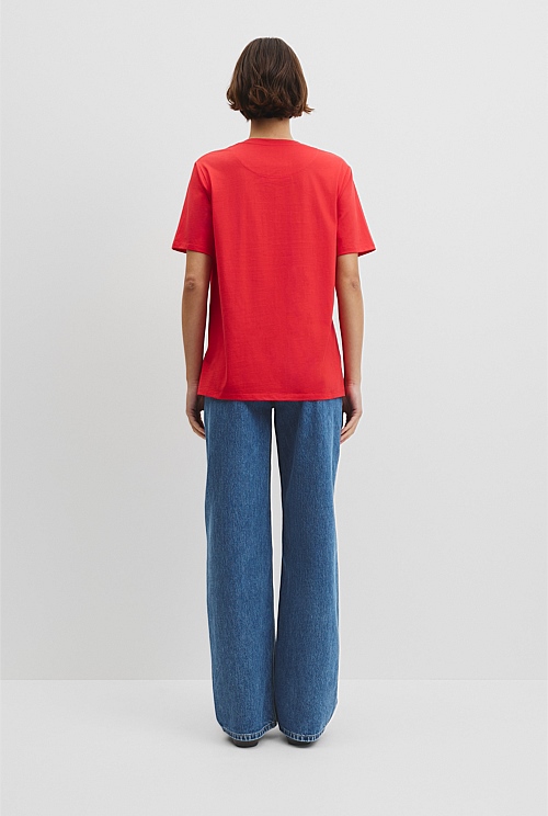 Australian Cotton Heritage Embroidered T-Shirt