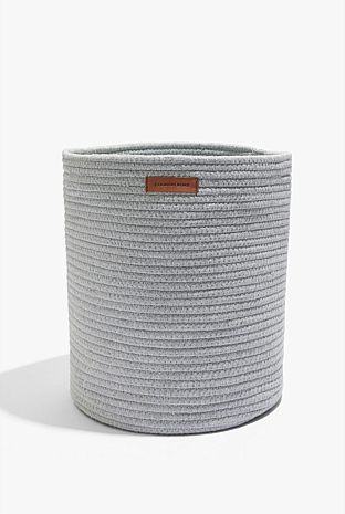 Pale Grey Leon Medium Storage Basket - Home Accessories | Country Road