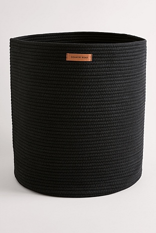 Black Leon Large Storage Basket - Home Accessories | Country Road