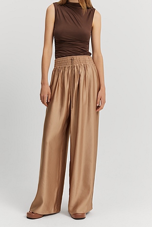 Palazzo Pant in Nutmeg