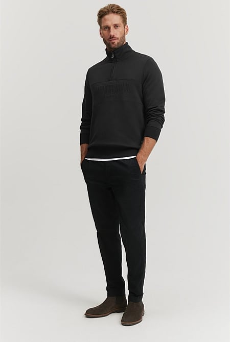 Australian Cotton Half Zip Heritage Sweat