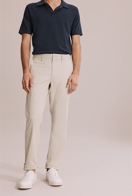 Verified Australian Cotton Standard Fit Stretch Chino