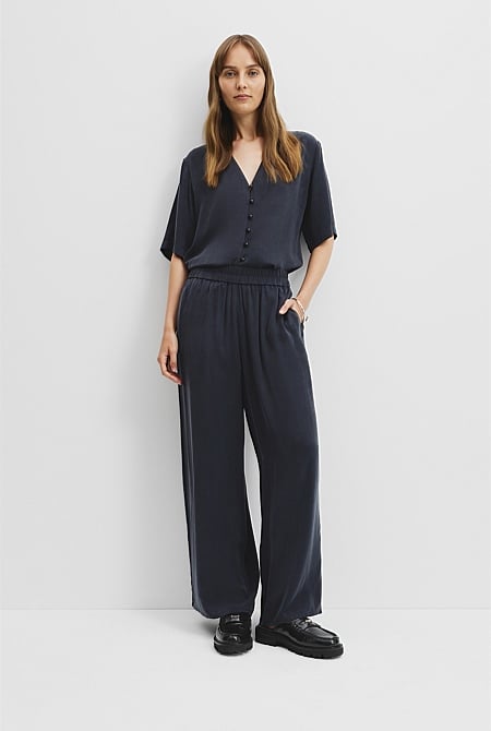 Pull-On Cupro Pant