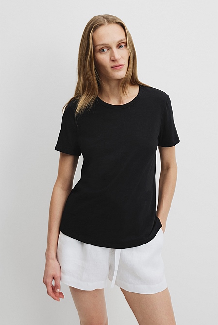 Australian Cotton Slub Short Sleeve T-Shirt