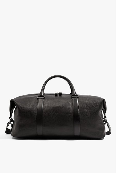 Leather Weekender