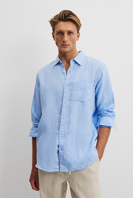 Regular Fit Organically Grown Linen Shirt