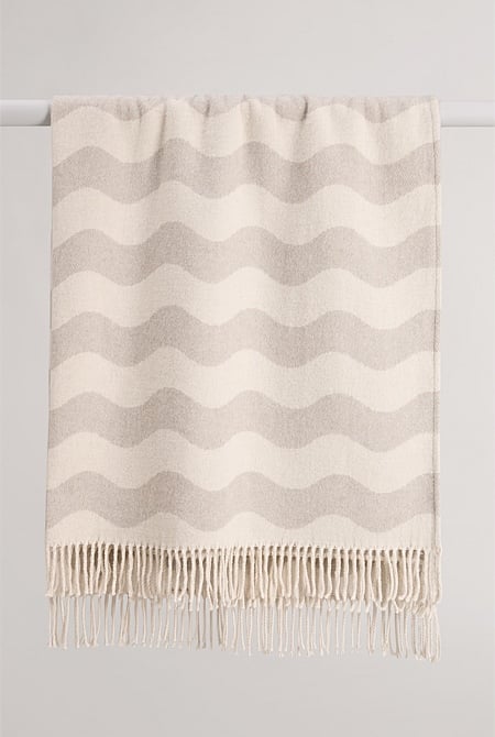 Crest Recycled Cotton Blend Throw