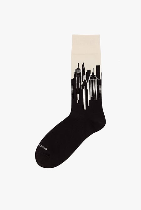 Australian Cotton Blend Skyline Sock