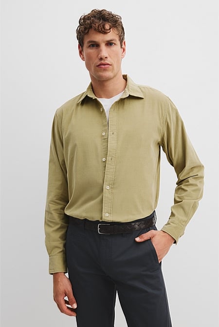 Regular Fit Corduroy Shirt